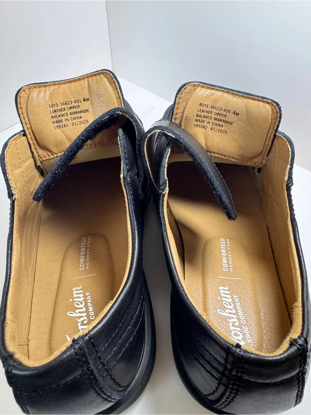 Boys Florsheim Leather Dress Shoes